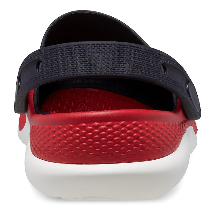 360 Crocs Literide Clogs(Red/Black/White)