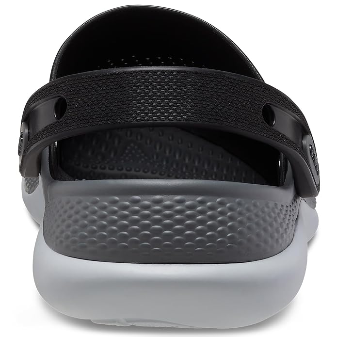 360 Crocs Literide Clogs (Black/Slate Grey)