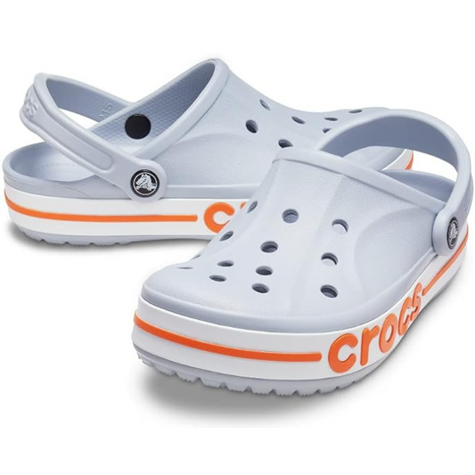 Crocs Bayaband Clogs (Grey Orange)