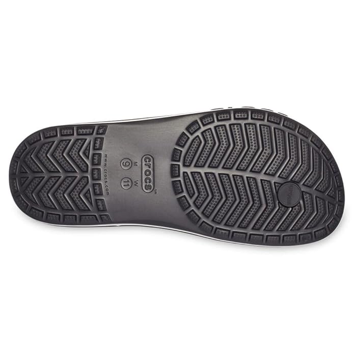 Crocs Unisex Adult Bayaband Flip (Black)
