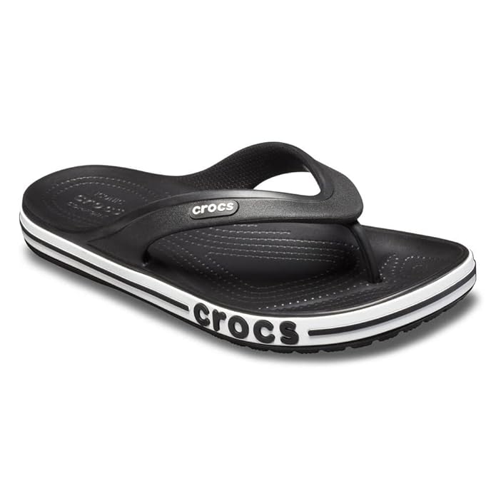 Crocs Unisex Adult Bayaband Flip (Black)