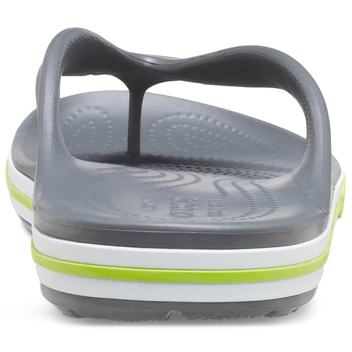 Crocs Unisex Adult Bayaband Flip (Grey Neon)