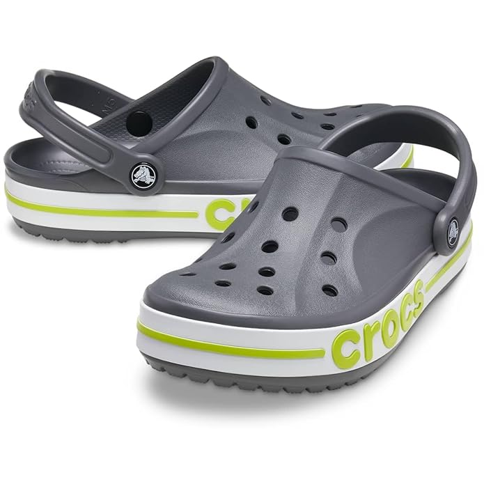 Crocs Bayaband Clogs (Grey Neon)