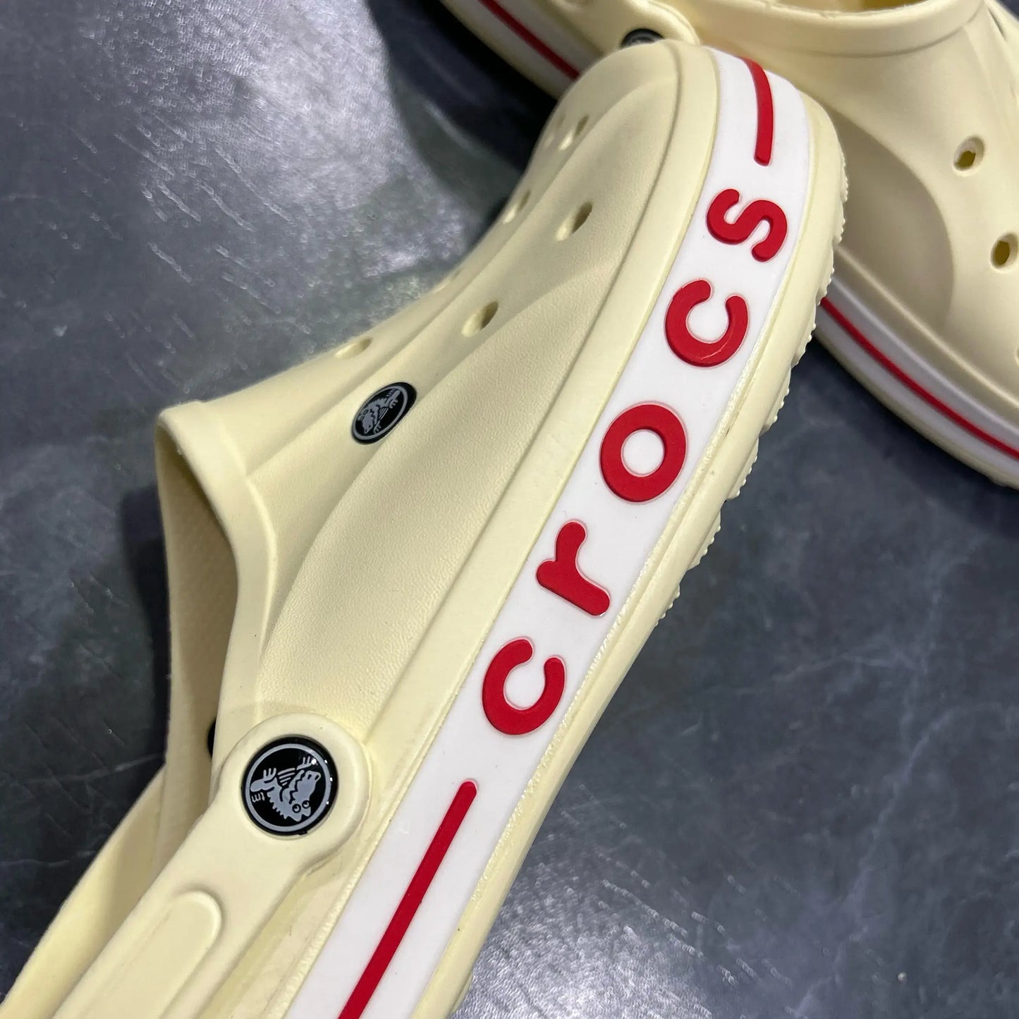 PREMIUM CREAM CROCS BAYABAND