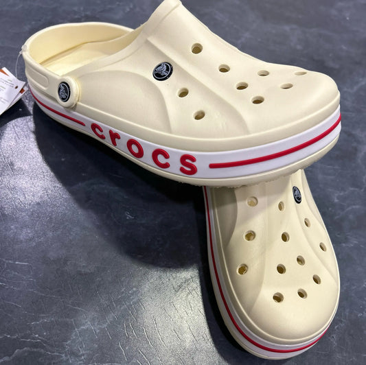 PREMIUM CREAM CROCS BAYABAND
